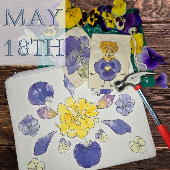 CLASS Hammered Flower Totes