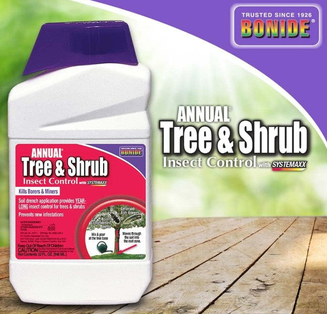 Bonide Tree and Shrub Annual Insect Control Concentrate - Quart