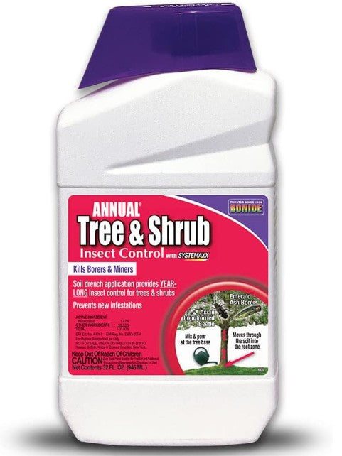 Bonide Tree and Shrub Annual Insect Control Concentrate - Quart