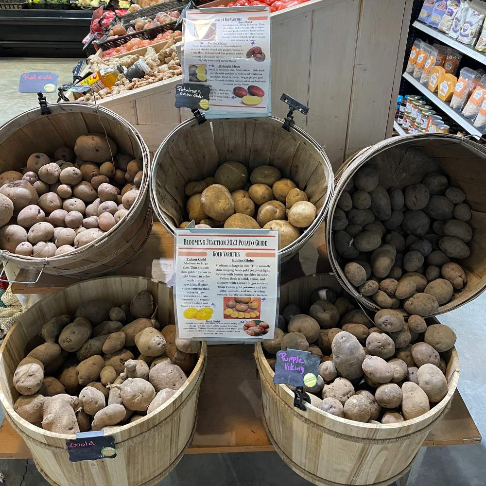Potatoes: 20lb bags