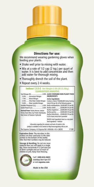 Espoma Indoor! Liquid Plant Food - 8oz