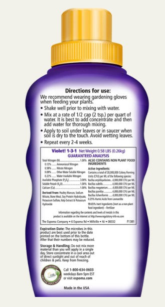 Espoma Violet! Organic - 8oz