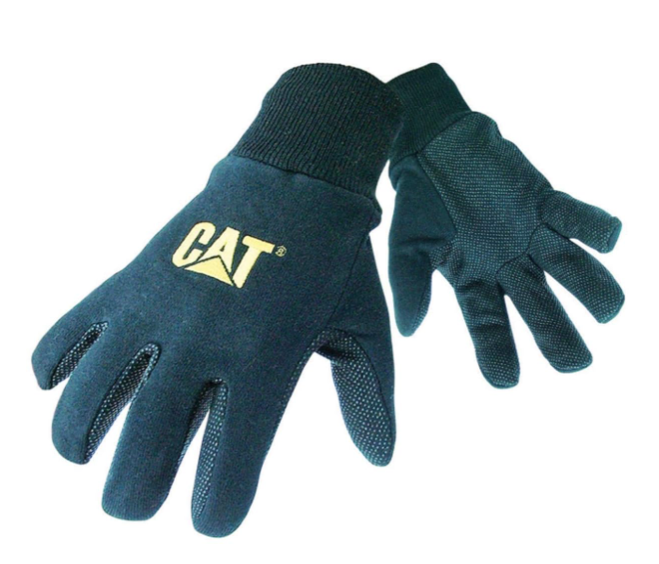 Jersey Gloves with Micro Dots - Large