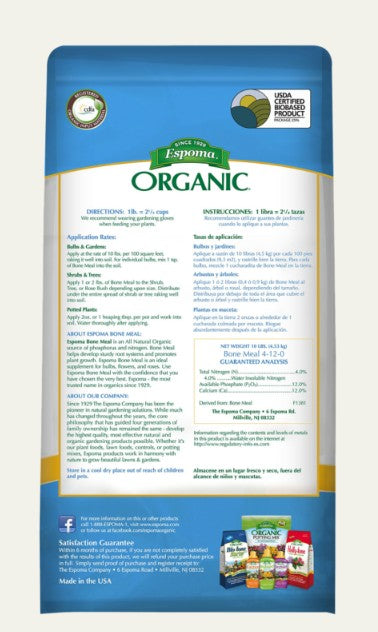 Espoma Bone Meal - 4lb