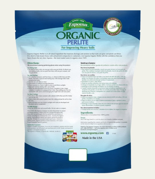 Espoma Perlite - 8QT