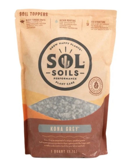 Sol Soils Topper Kona Grey - 1QT