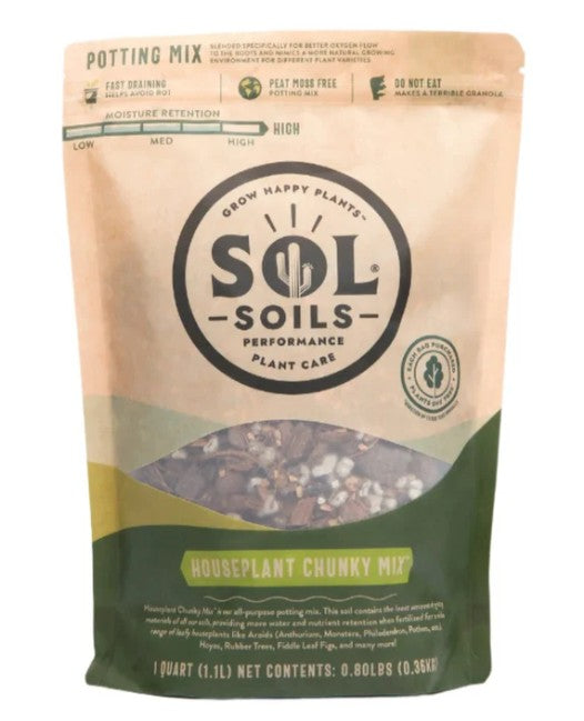 Sol Soils Houseplant Chunk Soil - 4QT