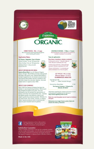 Espoma Blood Meal - 4lb