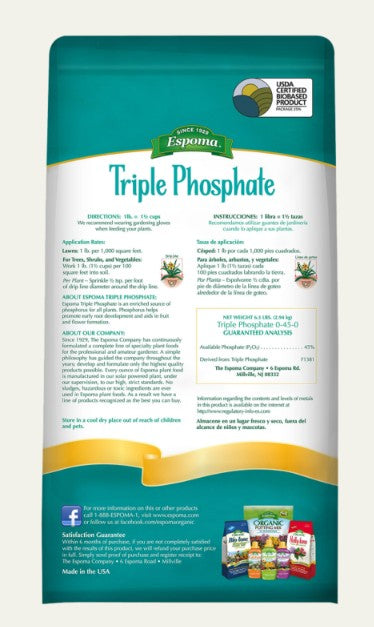 Espoma Triple Phosphate - 6.5lb