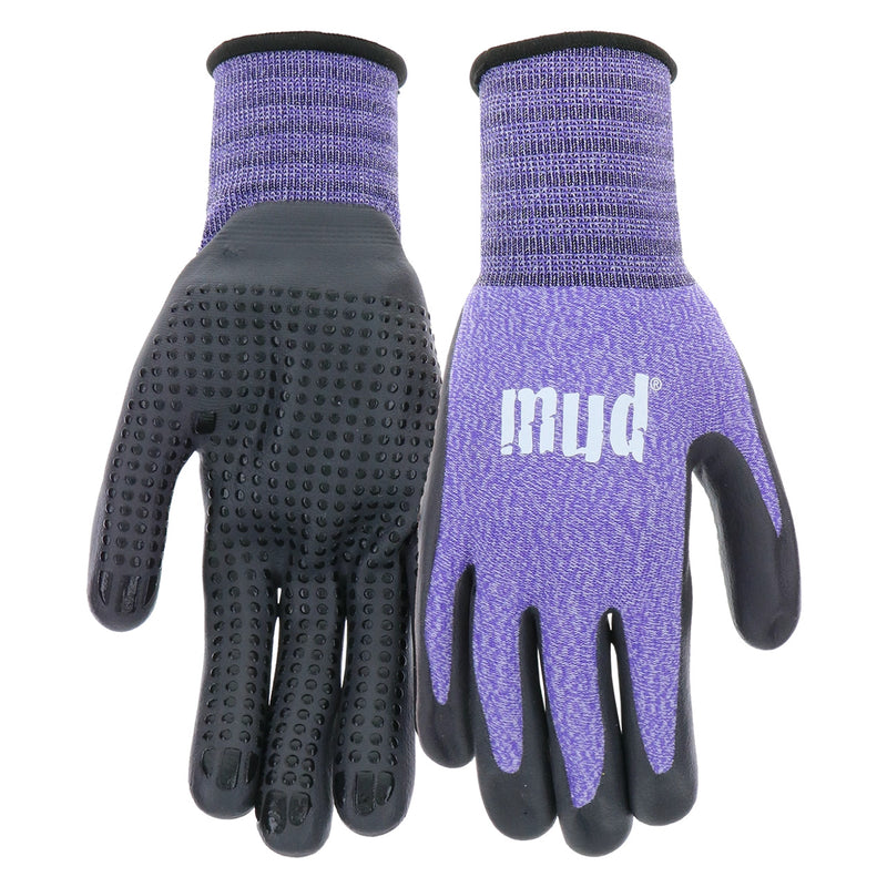 Mud Dotted Gloves - Violet X-Small