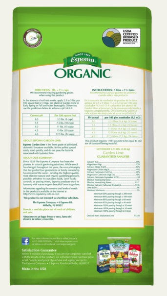Espoma Garden Lime - 5lbs