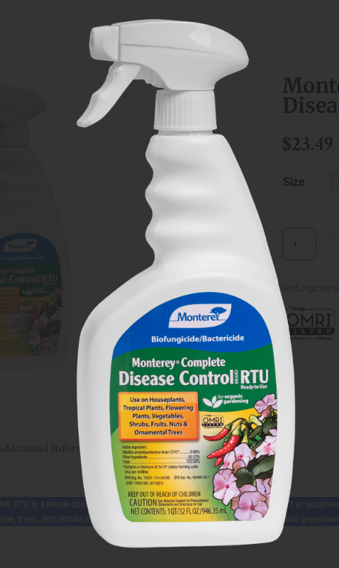 Monterey Complete Disease Control Ready to Use - Quart