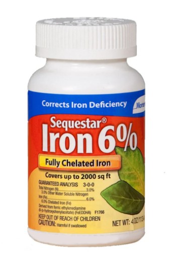 Sequestar Chelated Iron 6% - 4oz