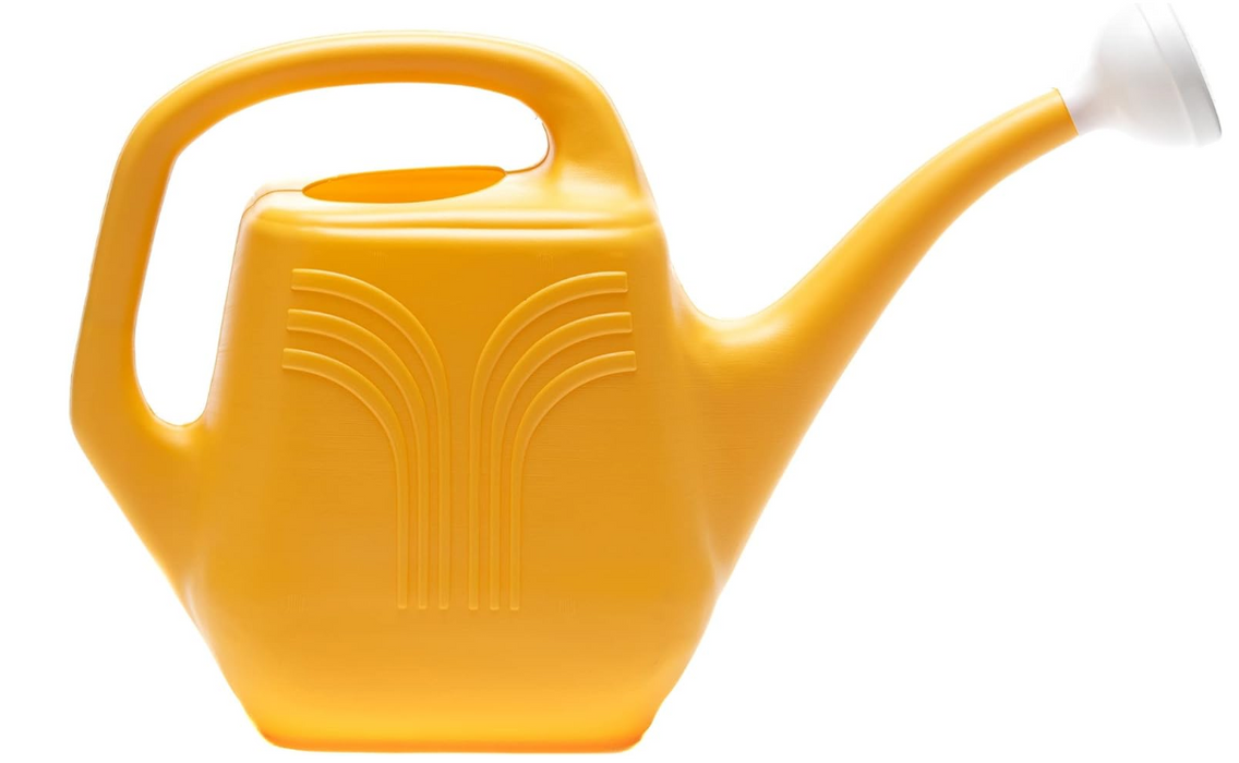 Bloem Yellow Watering Can Plastic - 2 gallon