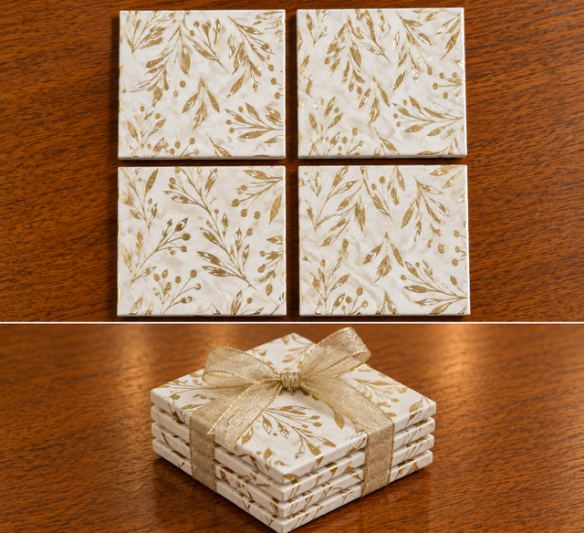 Workshop Decoupage Ceramic Tile Coasters - Nov 14th & Dec 5th