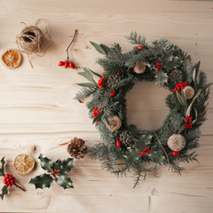 Workshop Creating a Natural Holiday Wreath