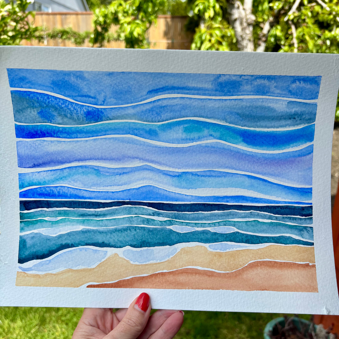 CLASS Watercolor Painting: Beach Days are Here