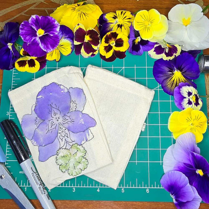 CLASS Hammered Flower Totes
