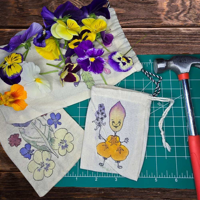 CLASS Hammered Flower Totes
