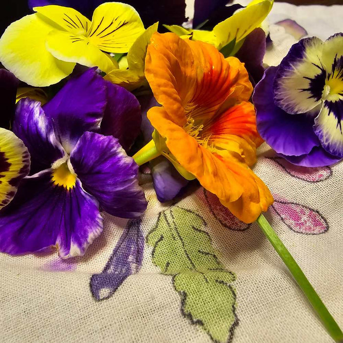 CLASS Hammered Flower Totes