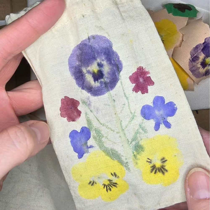CLASS Hammered Flower Totes
