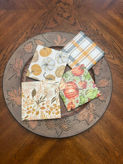 WORKSHOP Decoupage Fall Ceramic Tile Coasters - Oct 10th