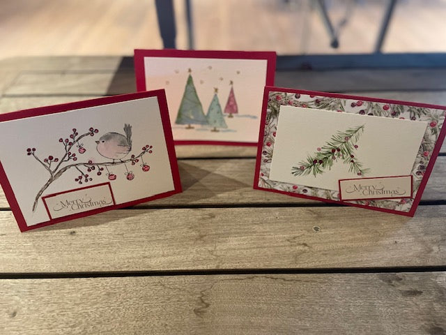 Workshop Watercolor Painting: Christmas Cards