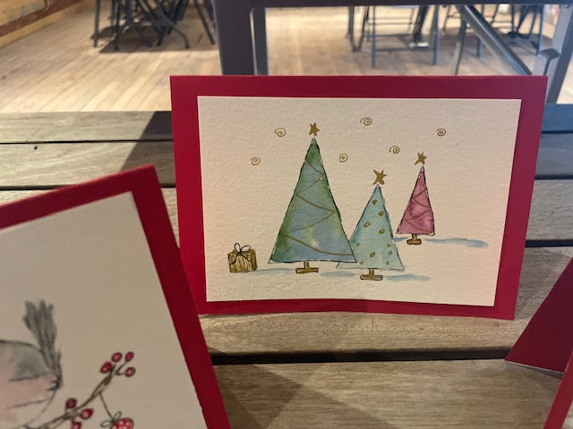 Workshop Watercolor Painting: Christmas Cards