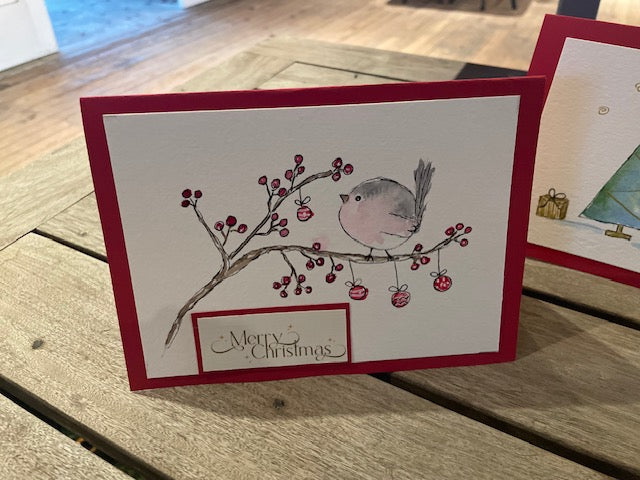Workshop Watercolor Painting: Christmas Cards
