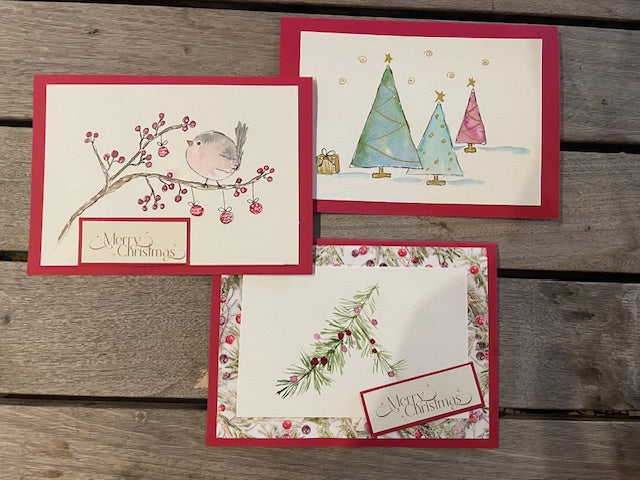 Workshop Watercolor Painting: Christmas Cards