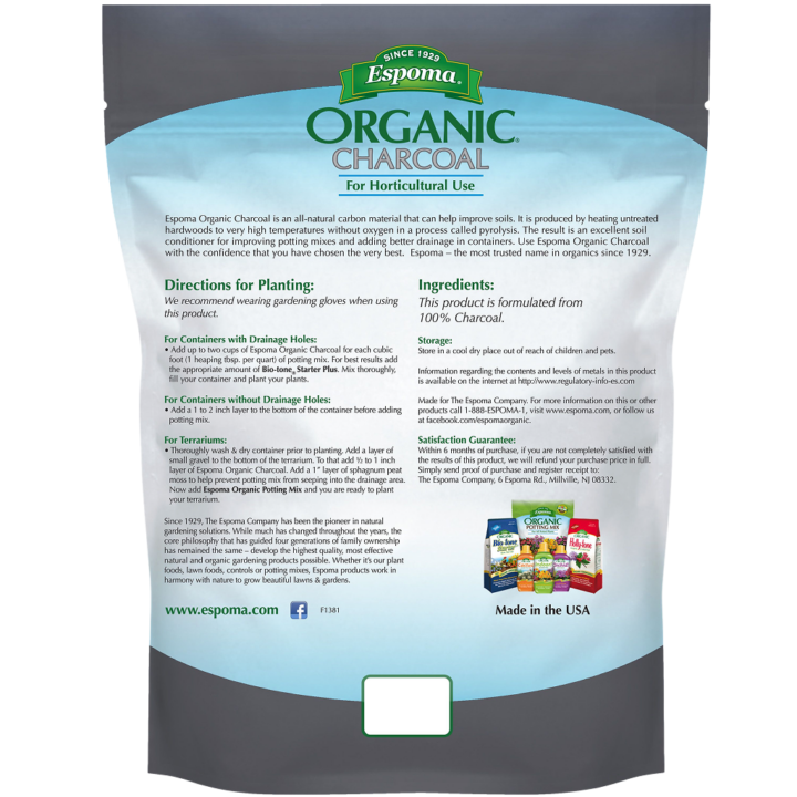 Espoma Organic Charcoal - 4QT