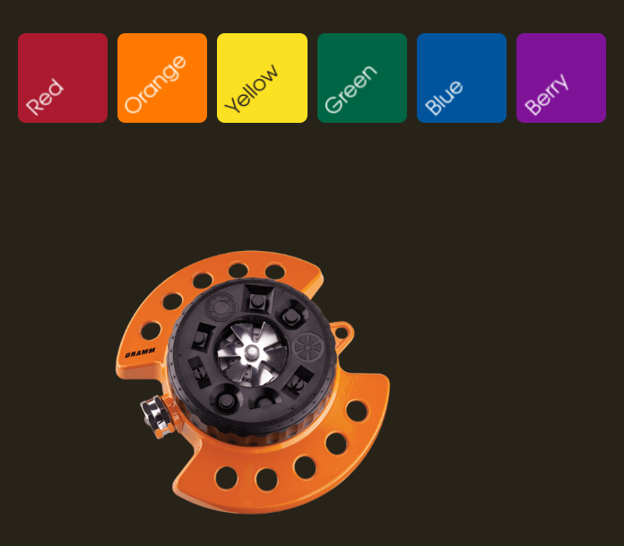 Dramm Turret Sprinkler - Blue