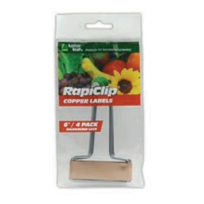 Copper 6" Garden Labels - 4 Piece