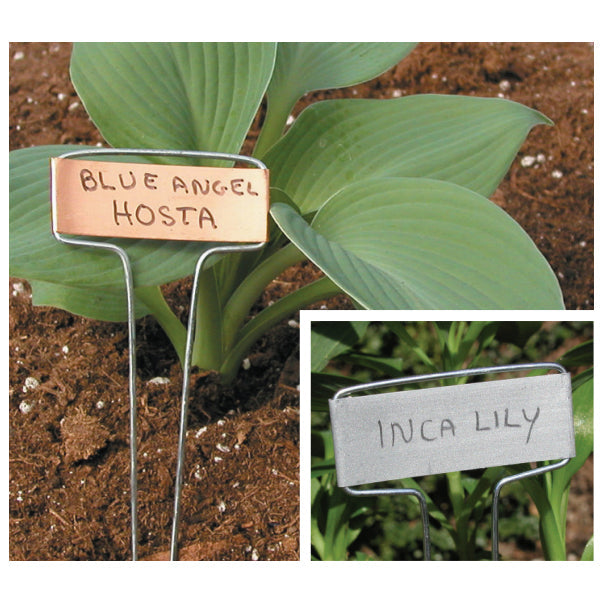 Leaf Luster Copper Garden Labels - 10 Piece