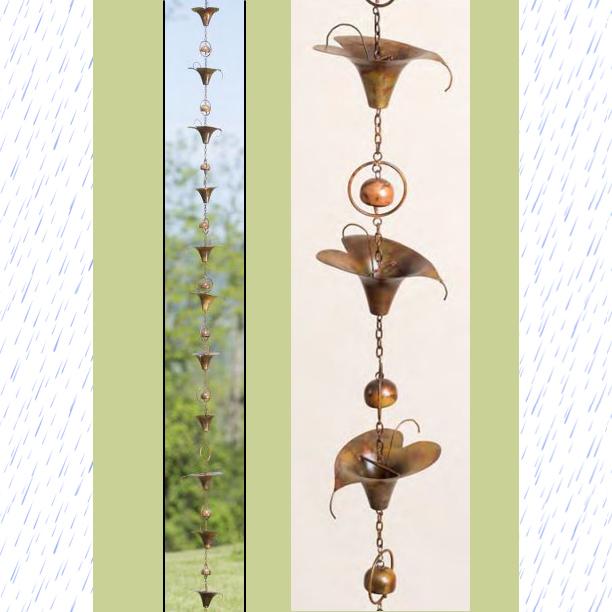 Calla Lily Rain Chain